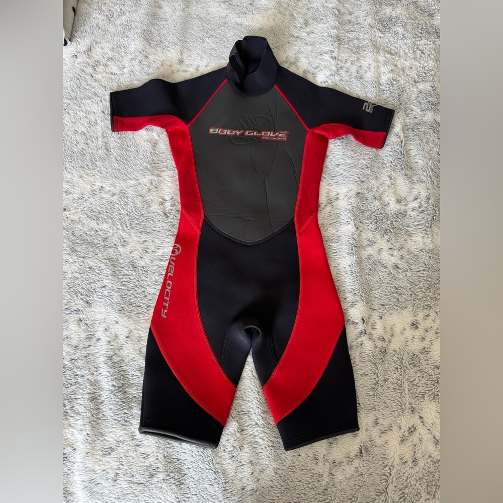 Body Glove Kids Swim Rashguard - Black and Red